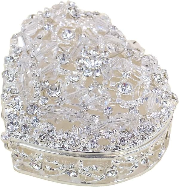 Wedding Arras Set with 13 Unity Coins – Heart-Shaped Silver