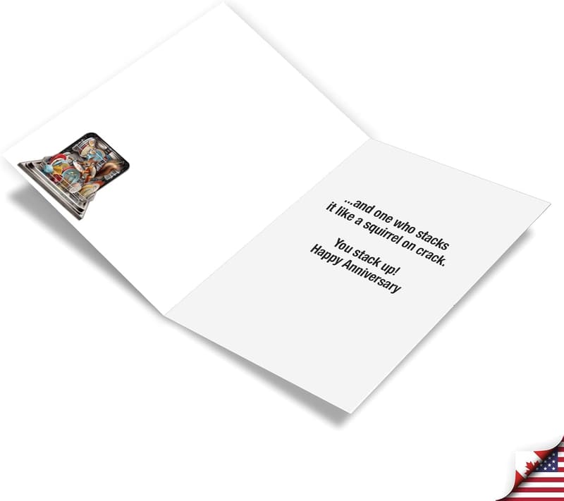 Funny Anniversary Card - Stacking the Dishwasher Design