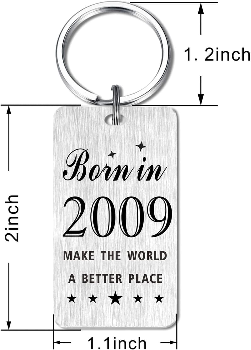 Personalized Steel Keychain - Happy Birthday Gift for Couples
