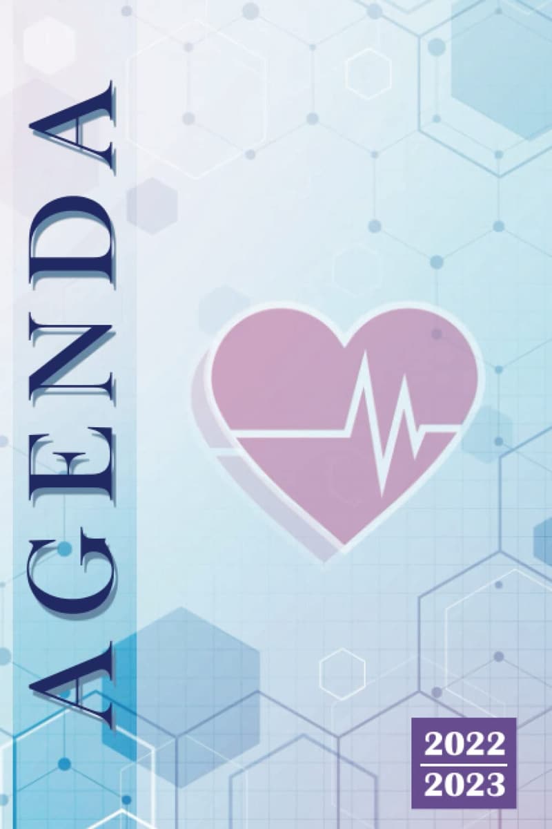 2022-2023 A5 Daily Planner for Nursing Students and Medical Professionals