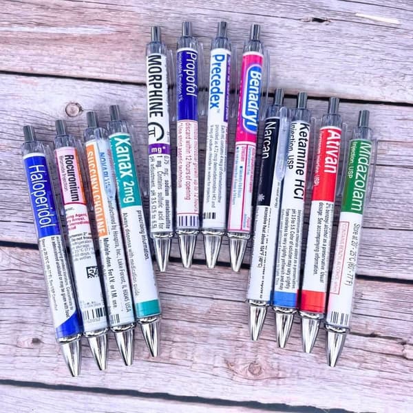 Nursing Week Gifts: 12 PC Pharmacy Pens for Nurses & Pharmacists
