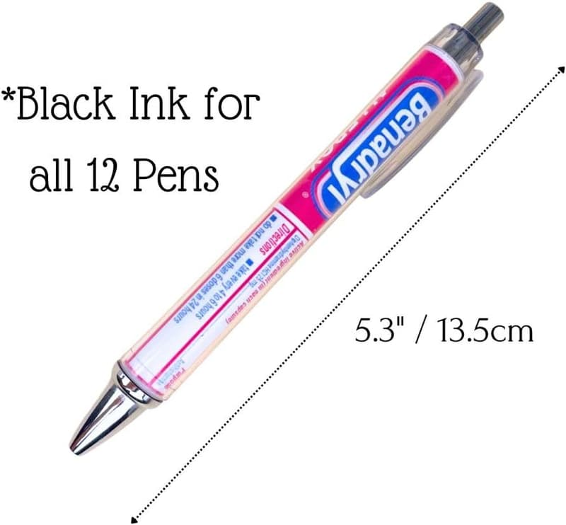 Nursing Week Gifts: 12 PC Pharmacy Pens for Nurses & Pharmacists
