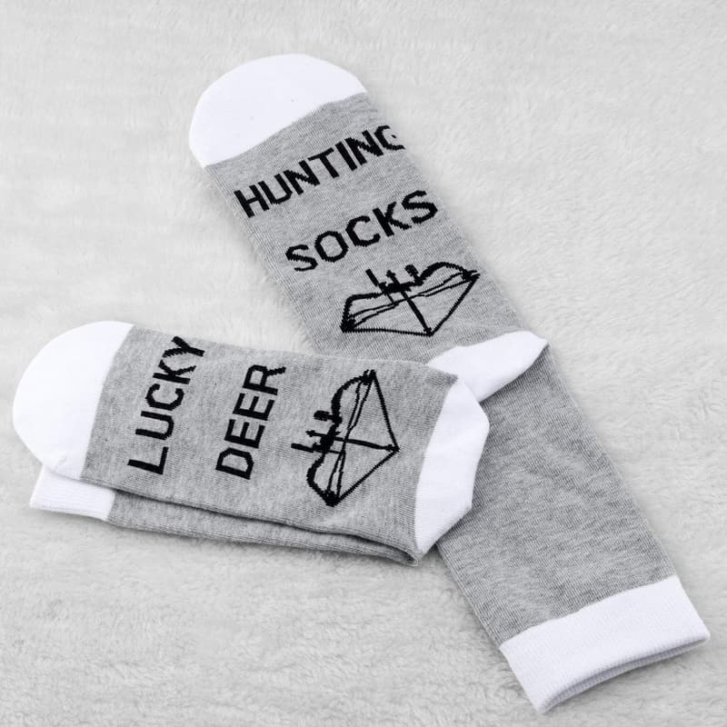 Hunting Gift: 2 Pairs of Lucky Deer Socks for Dad