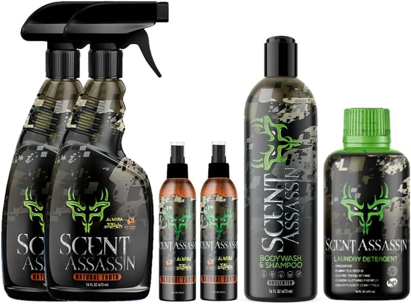 Scent Eliminator Combo for Hunting & Camping - 16oz & 4oz Sprays