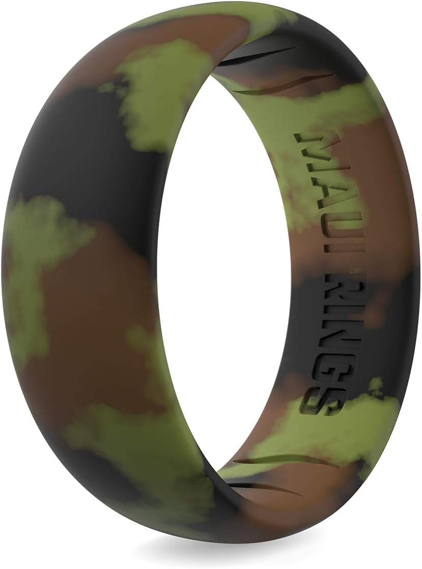 Men's Thin Breathable Silicone Wedding Band