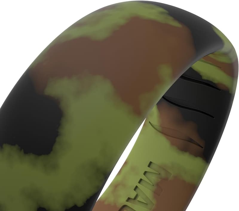 Men's Thin Breathable Silicone Wedding Band