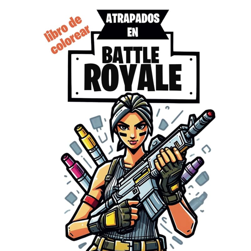 Battle Royale Coloring Book for Kids and Teens – Family Fun Edition