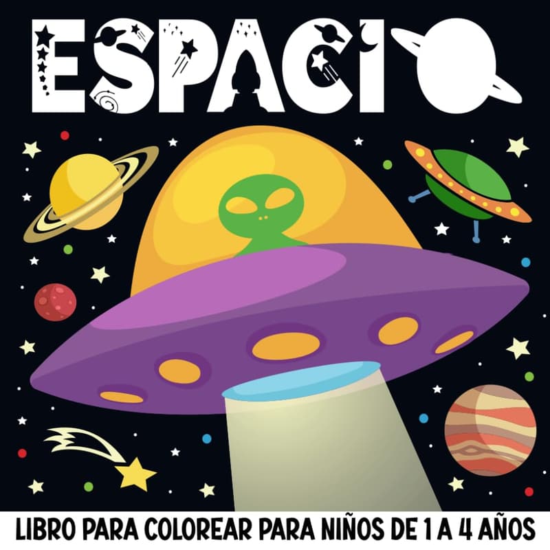 Coloring Book for Kids 1-4: Fun Space Adventures
