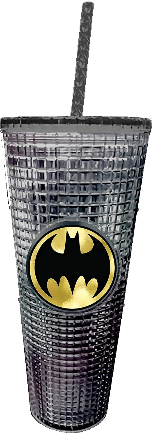 Batman Diamond 20 Oz Cup with Straw - DC Comics