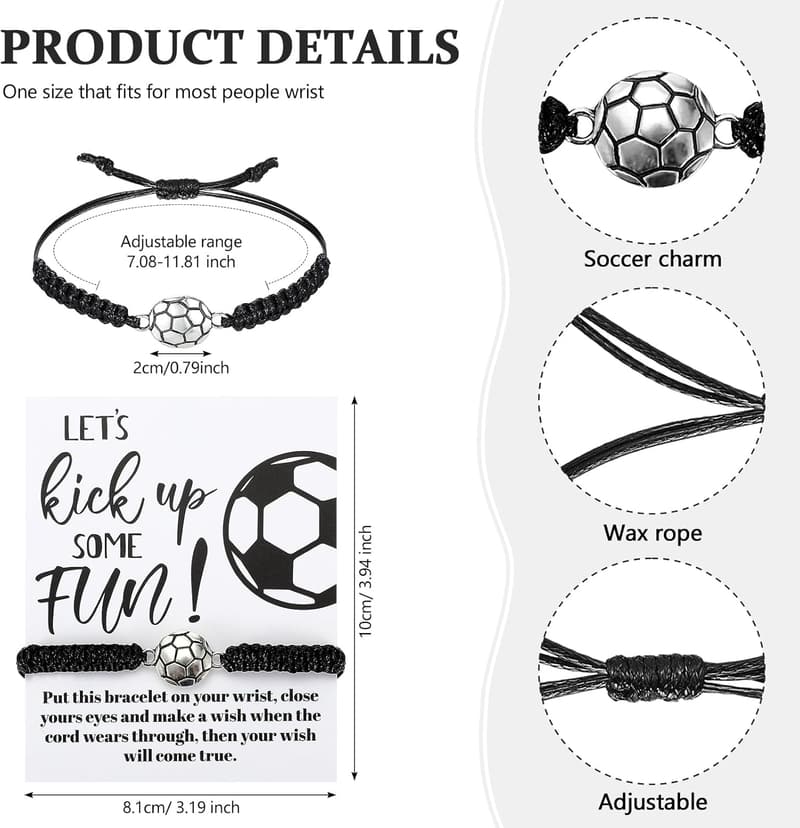 Soccer Team Gift Set: 80 Pcs Bracelets, Pens & Stress Balls