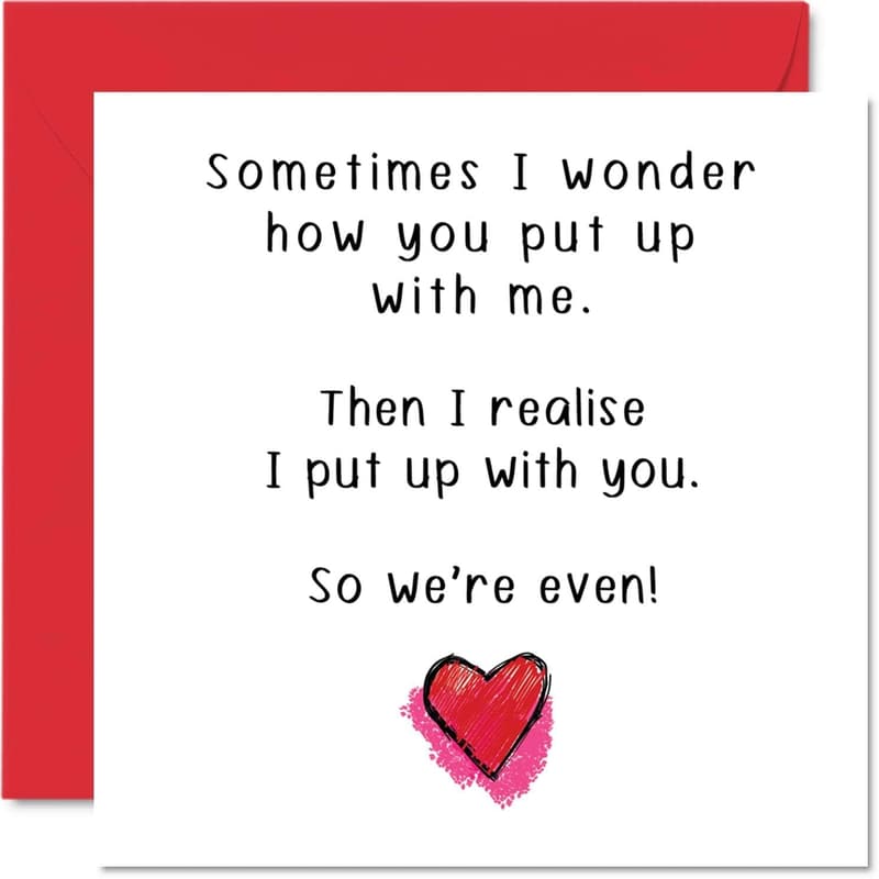 Witty Anniversary Card - 