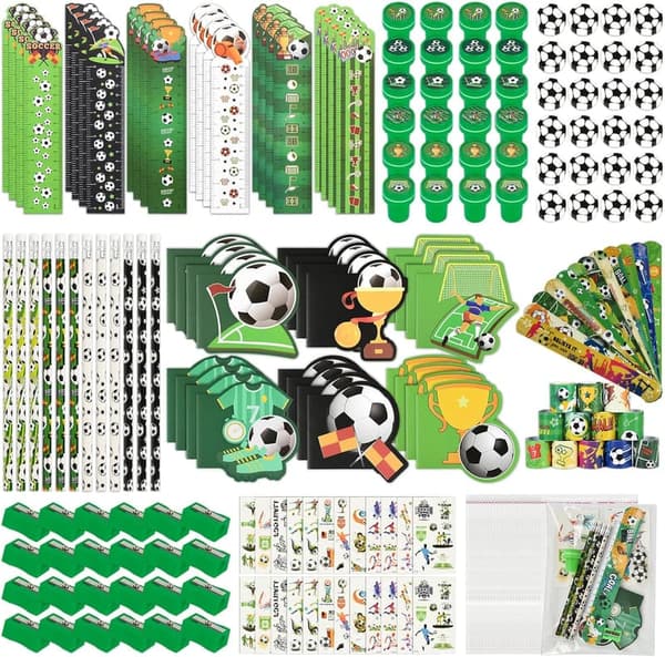 Soccer Birthday Party Favors – 216Pcs Goodie Bag Stuffers