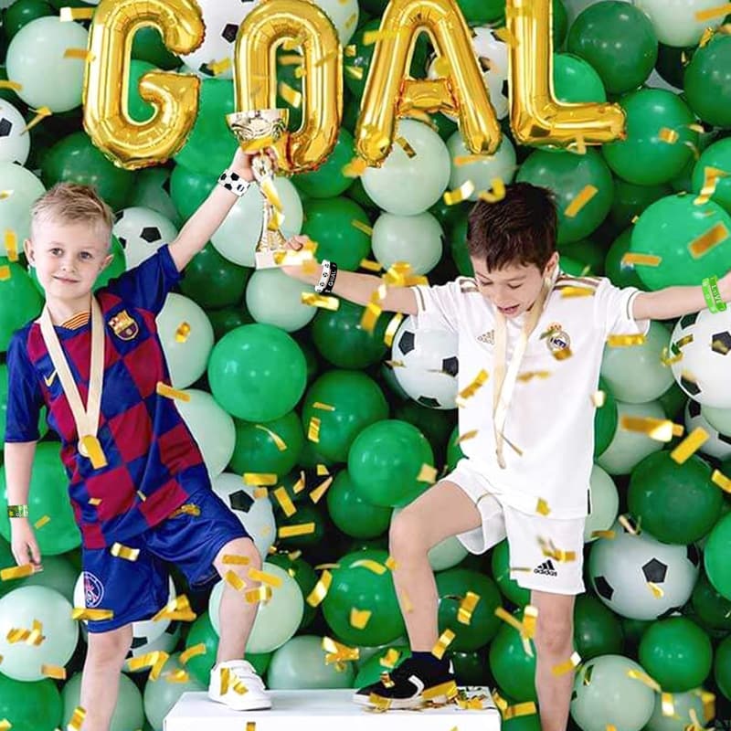 Soccer Party Favors: 40 Silicone Wristbands & Bracelets