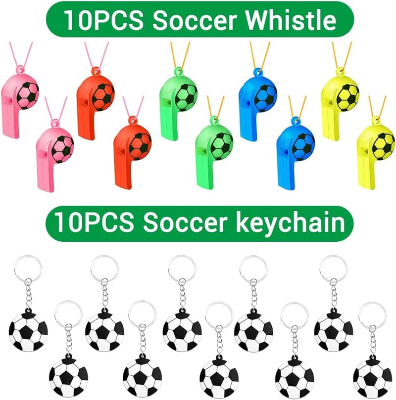 Soccer Party Favors Set for Kids - 112 PCS Fun Accessories