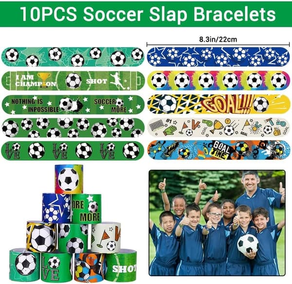 Soccer Party Favors Set for Kids - 112 PCS Fun Accessories