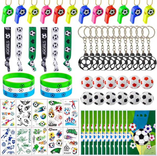Soccer Theme Party Supplies Set - 80PCS Decorations & Favors