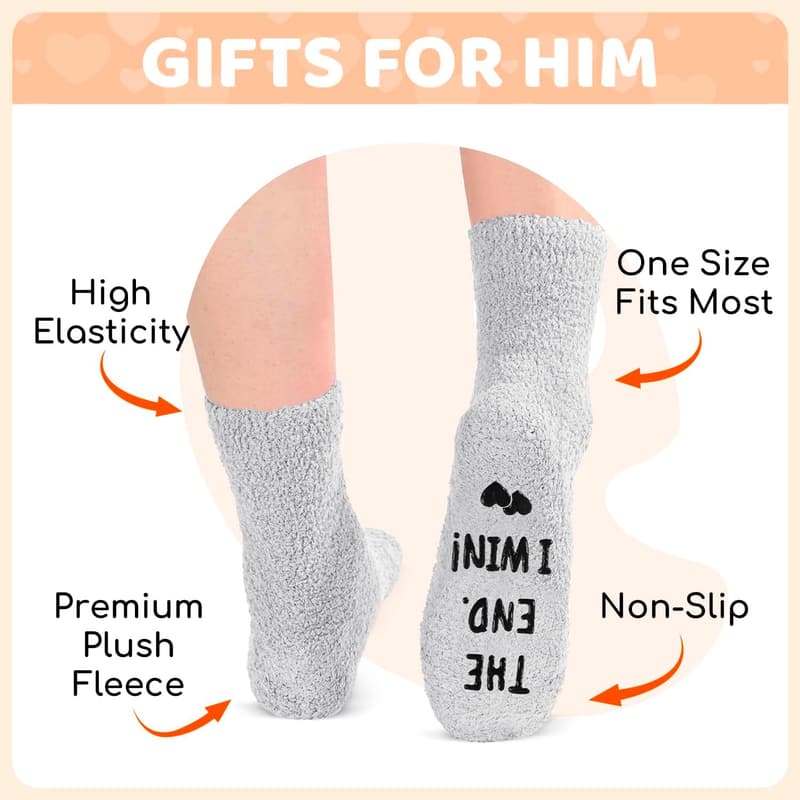 Valentine's Day Gift Socks for Her - Cute Girlfriend Accessories