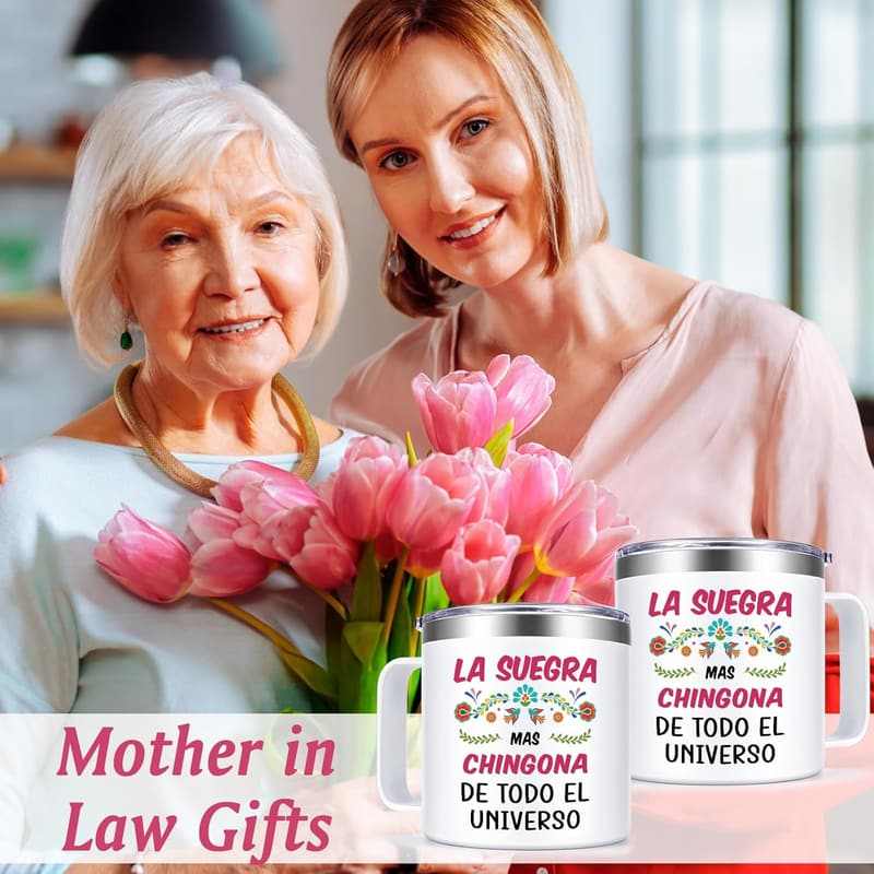 Mother's Day Stainless Steel Coffee Mug for Mother-in-Law