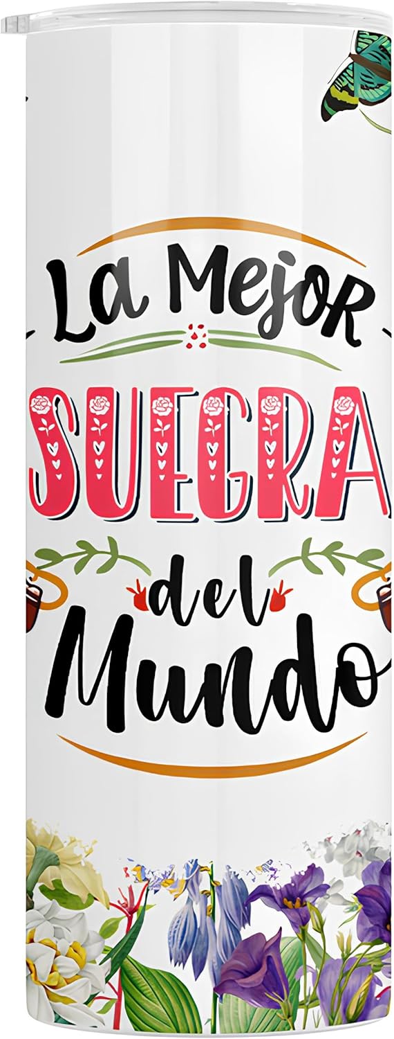 Mother's Day 20 oz Tumbler for Mother-in-Law with Lid