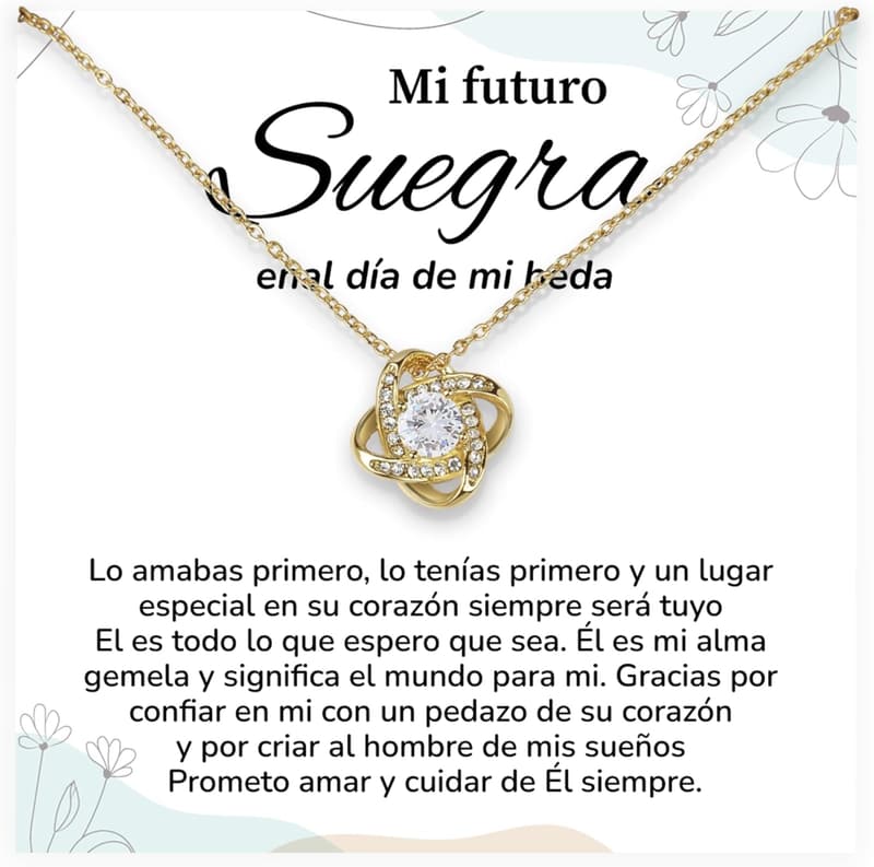 Elegant Necklace Gift for Future Mother-in-Law on Wedding Day