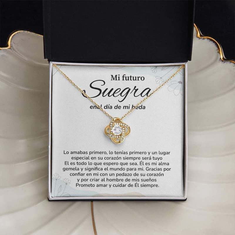 Elegant Necklace Gift for Future Mother-in-Law on Wedding Day