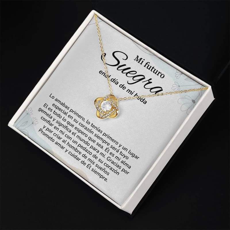 Elegant Necklace Gift for Future Mother-in-Law on Wedding Day