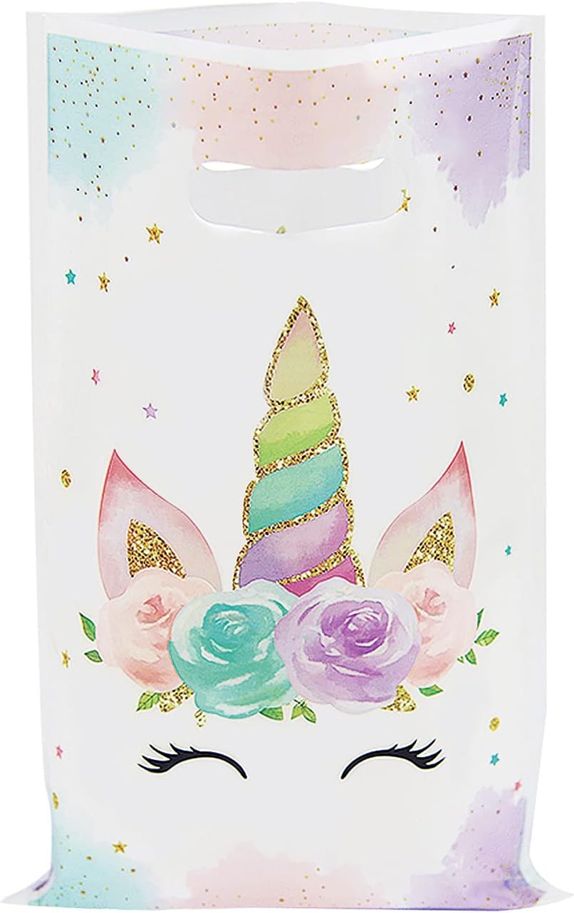Kids' Unicorn Birthday Party Favor Bags - 30 Pack