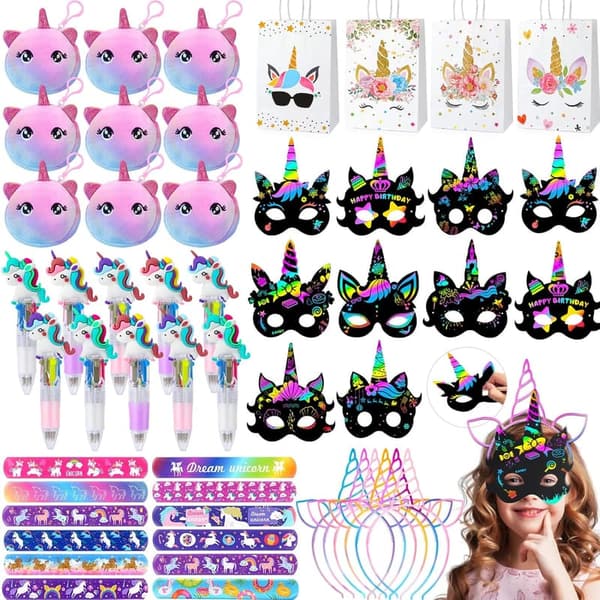 Unicorn Birthday Party Favors & Goodie Bag Supplies