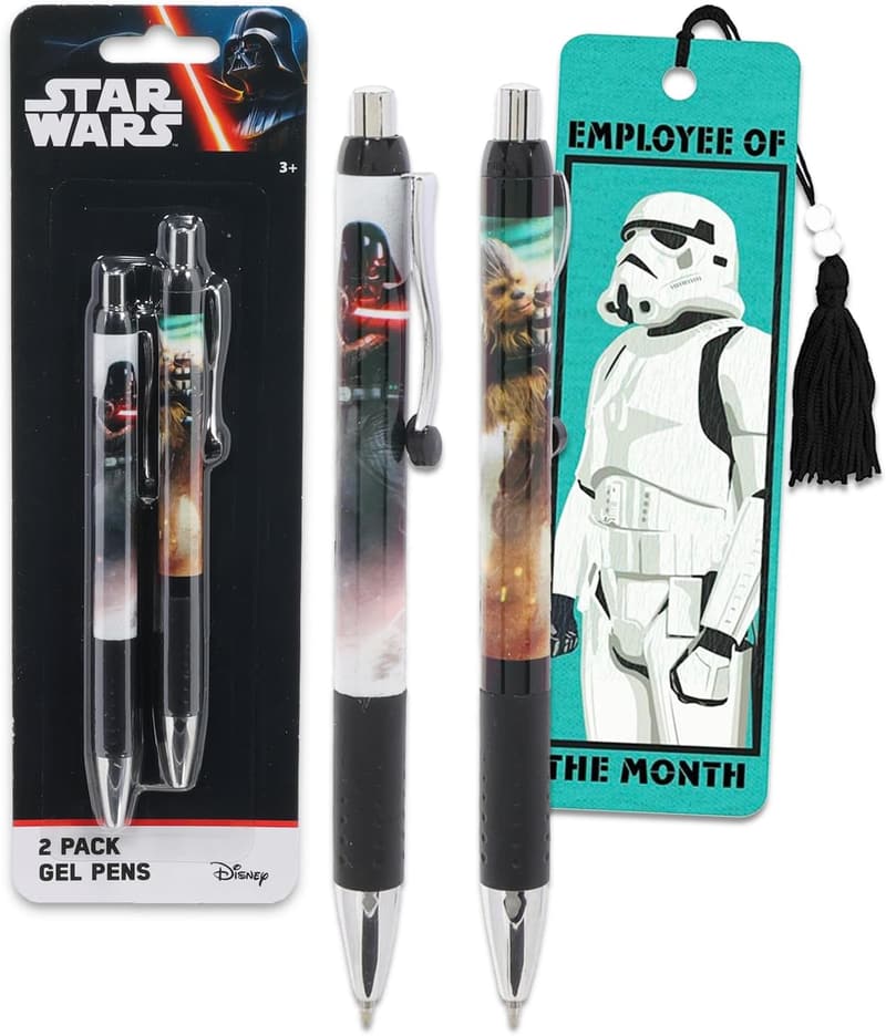 Star Wars Ballpoint Pens Set with Bookmark - Office Supplies Gift