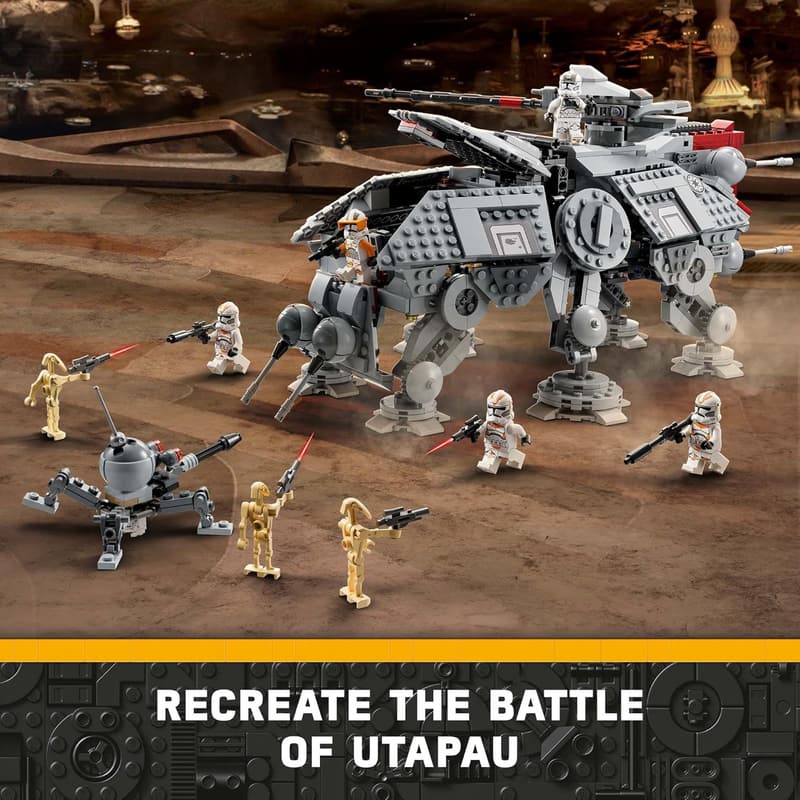 LEGO Star Wars AT-TE Walker 75337 Poseable Toy for Kids