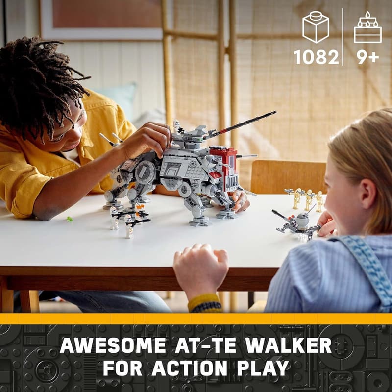 LEGO Star Wars AT-TE Walker 75337 Poseable Toy for Kids
