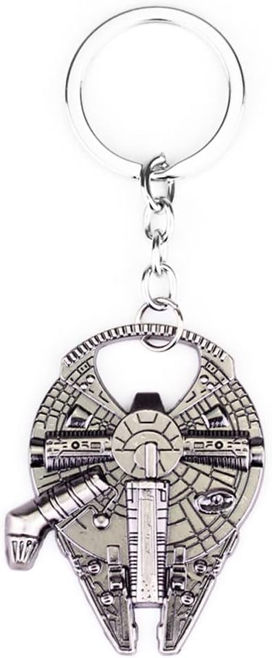 Millennium Falcon Pewter Bottle Opener Keychain