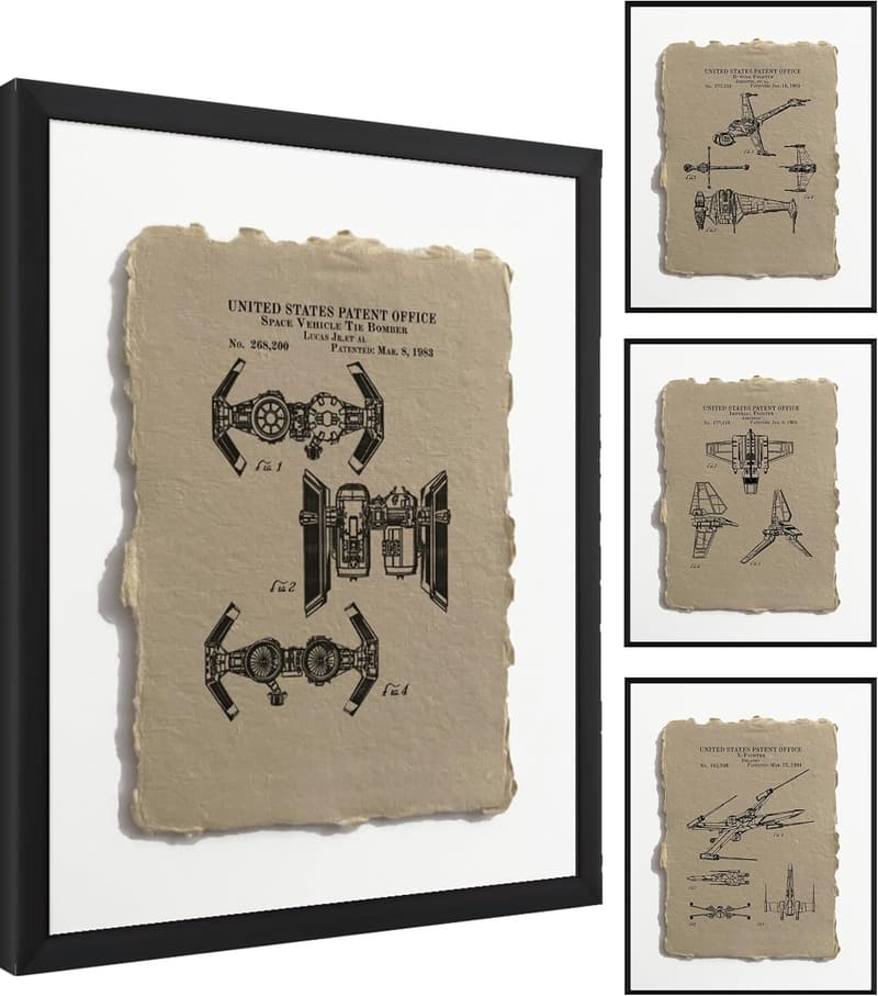 Star Wars Star Vessel Prints Set for Men - Unframed Art (8x10)