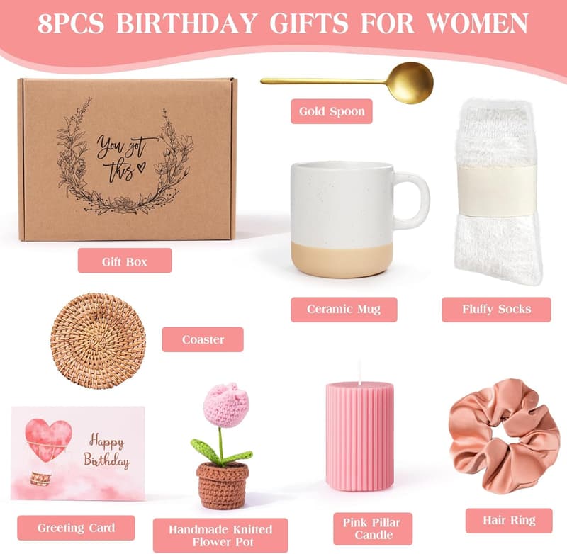 Birthday Gift Basket for Women – Unique Gift Box for Her