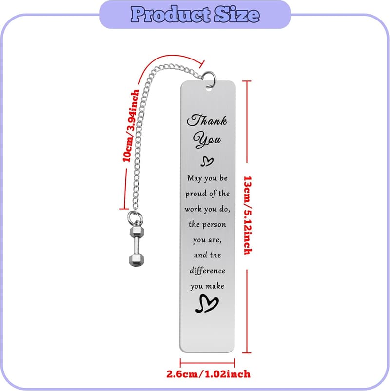 Motivational Bookmark for Fitness Trainer and Gym Enthusiasts