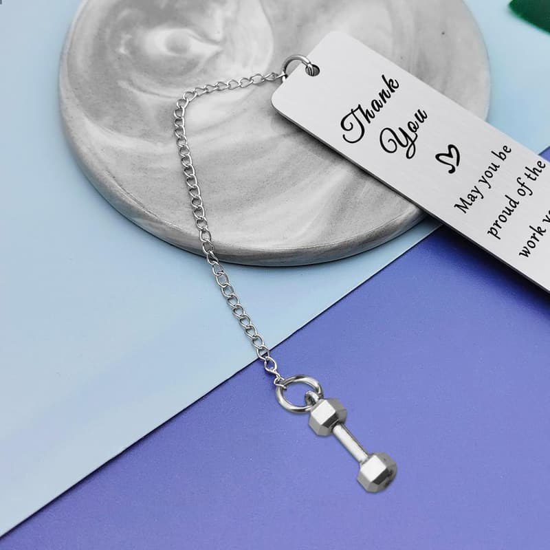 Motivational Bookmark for Fitness Trainer and Gym Enthusiasts