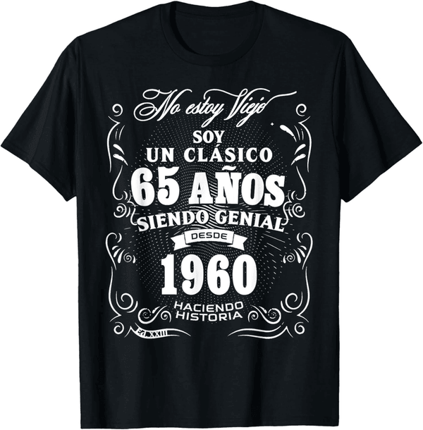 65th Birthday Men's Funny Vintage 1960 T-Shirt