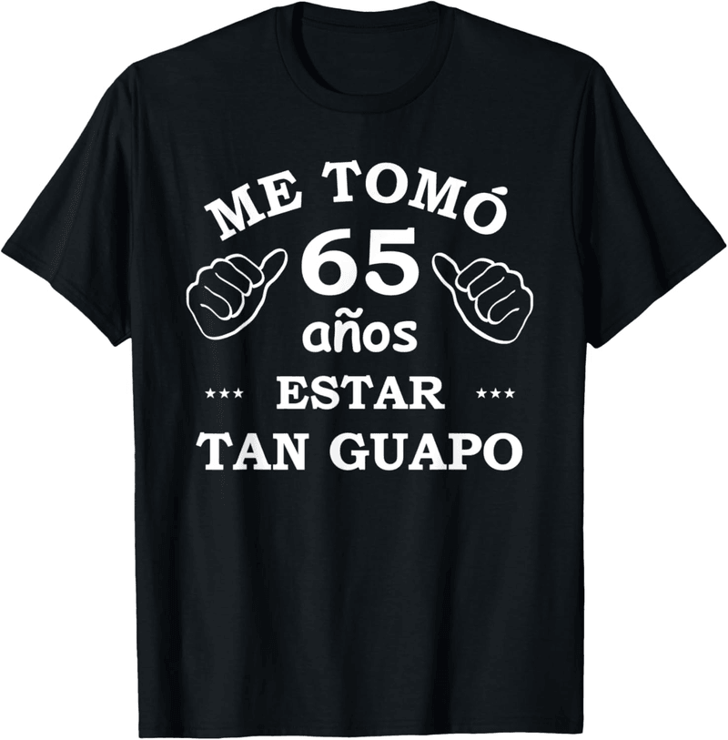65th Birthday Spanish T-Shirt - Cumpleaños Design