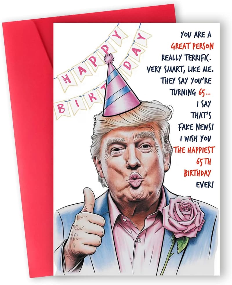 Funny 65th Birthday Card for Parents