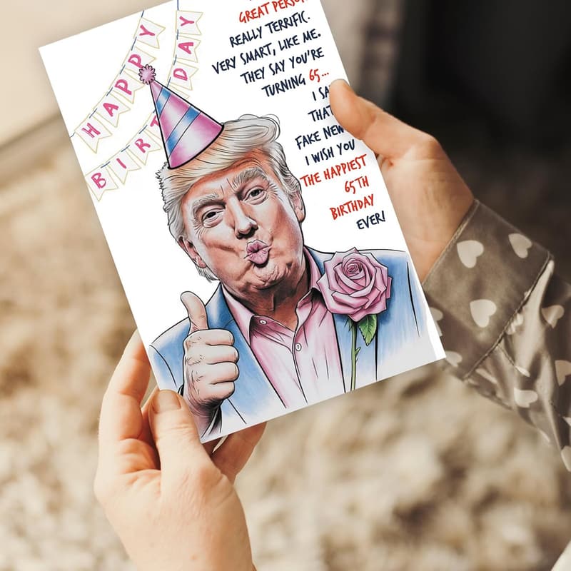 Funny 65th Birthday Card for Parents