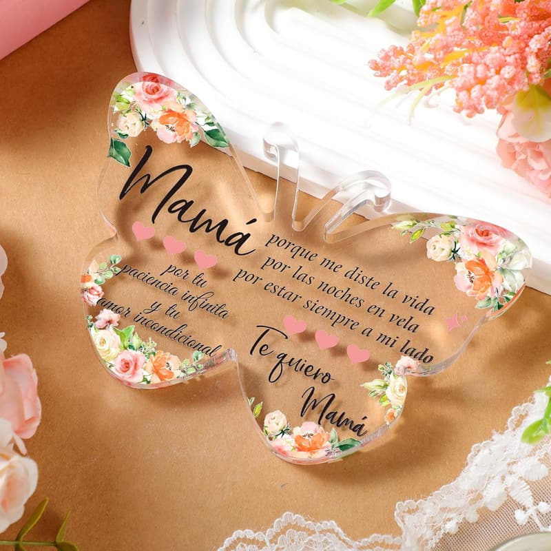 Inspirational Acrylic Christian Gift for Women with Bible Verse
