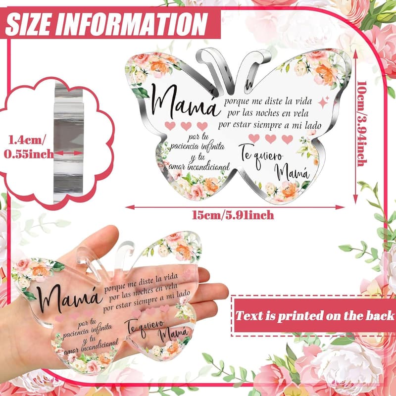 Inspirational Acrylic Christian Gift for Women with Bible Verse