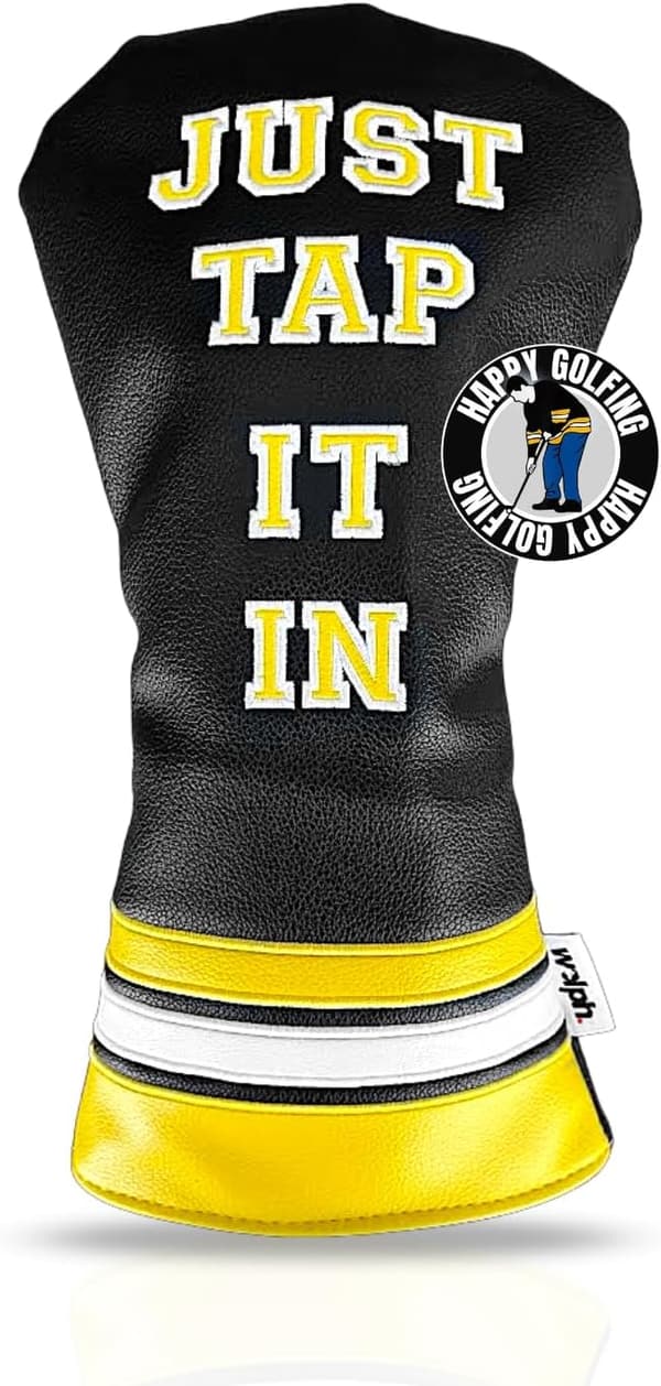 Funny Personalized Golf Club Headcovers - Premium Leather