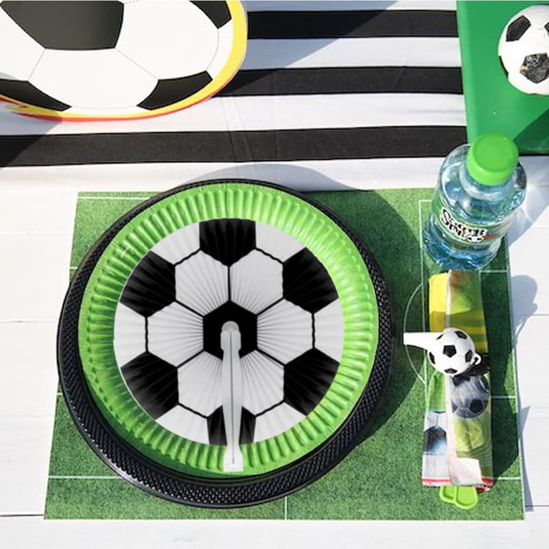 Soccer Birthday Party Foldable Fans - 12 Pack