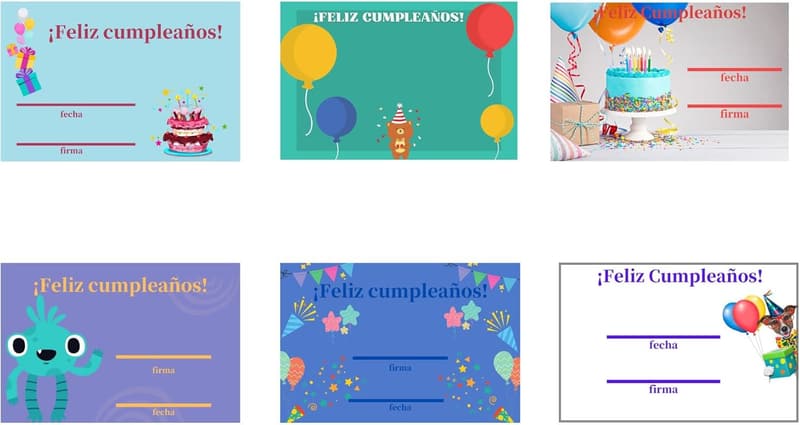 Bilingual Birthday Certificate Card (English & Spanish)