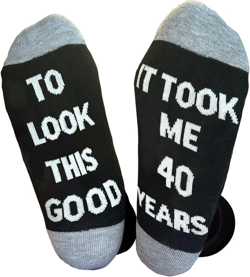 Birthday Gift Socks for Men - Fun Game Theme