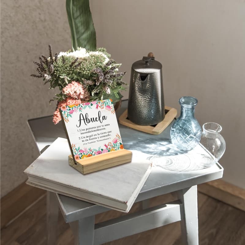 Spanish Quote Wooden Plaque for Abuela - Perfect Gift for Grandma