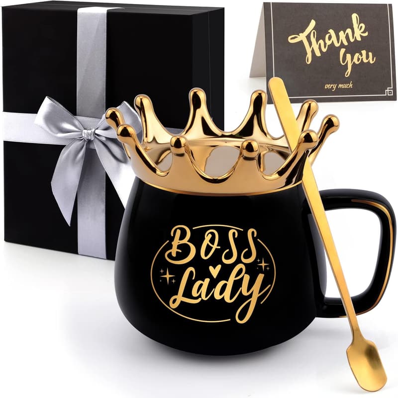 Funny Ceramic Coffee Cup for Women Bosses - Mother's Day Gift