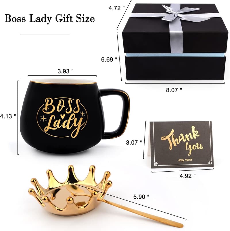 Funny Ceramic Coffee Cup for Women Bosses - Mother's Day Gift