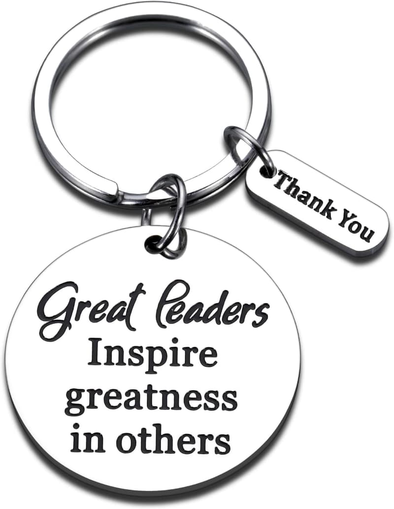Leader Appreciation Keychain Gift for Men and Women